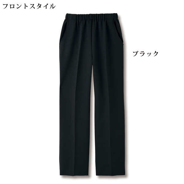 ツイード調はっ水楽々パンツ 股下58cm