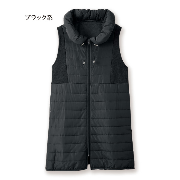中わた×裏シャギーロングベスト◎