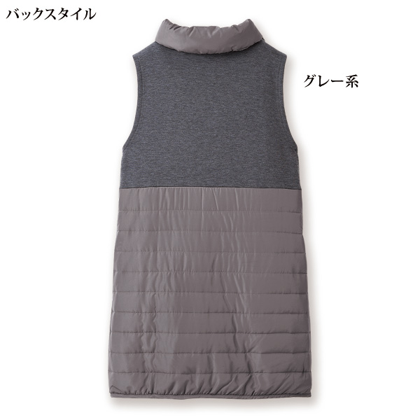 中わた×裏シャギーロングベスト◎
