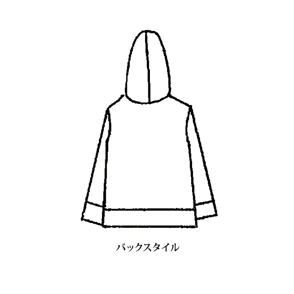 やわらか綿ガーゼのパーカージャケット