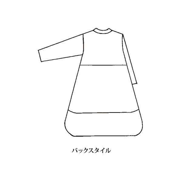 彩り小花の微起毛プリントワンピース