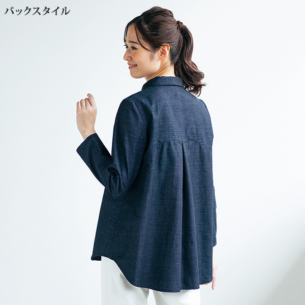 「三河木綿」シャツジャケット