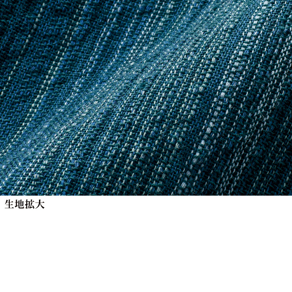 「三河木綿」しじら織り縞柄ワンピ－ス