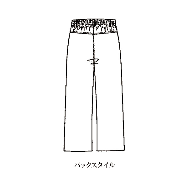 尾州織 セミワイドパンツ