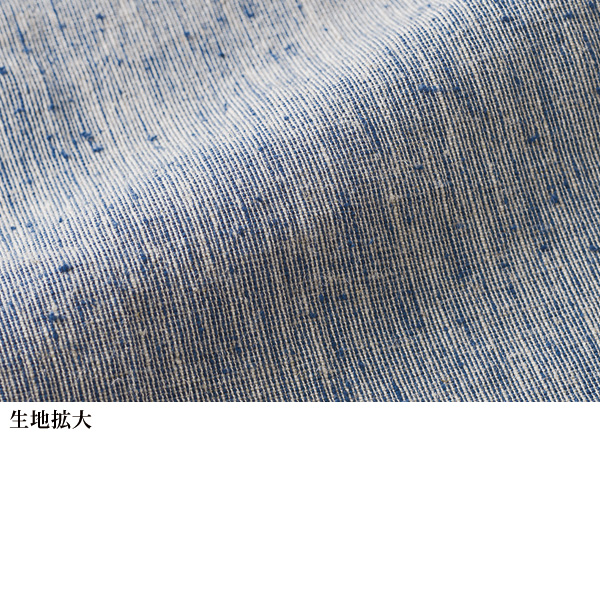 綿麻デザインブラウスジャケット