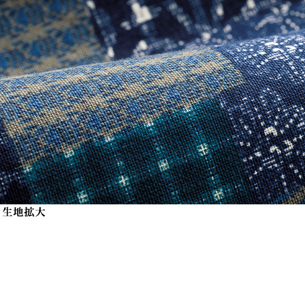 パッチワーク柄プリント チュニックワンピース | 京都通販ミセスの