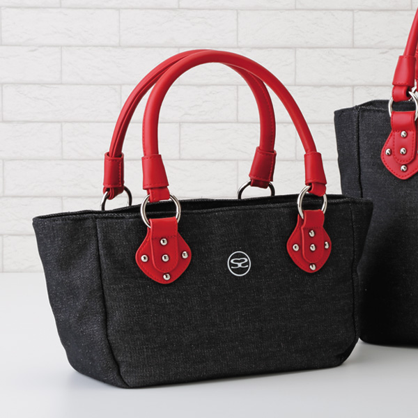 サボイ デニムヨコ型手提げバッグ SAVOY◎☆