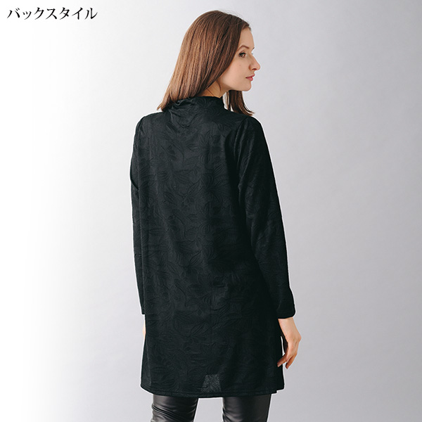 ジャカードフレアーチュニック / 大きいサイズ ML LL 3L◎