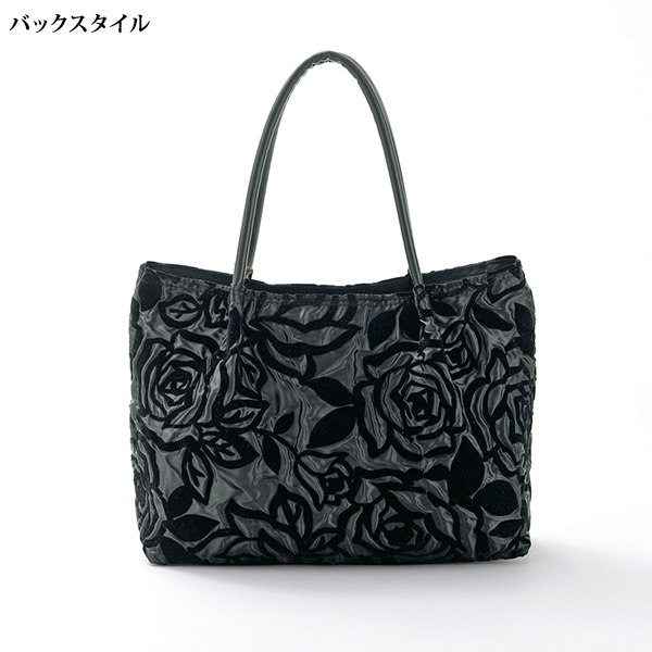 笹井源商店 ふくれバラ柄トートバッグ◎