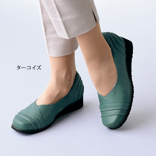 軽量幅広らくらくパンプス