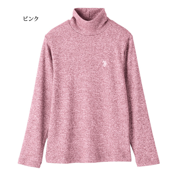 ポロ アッスン リブニットハイネックプルオーバー U.S POLO ASSN