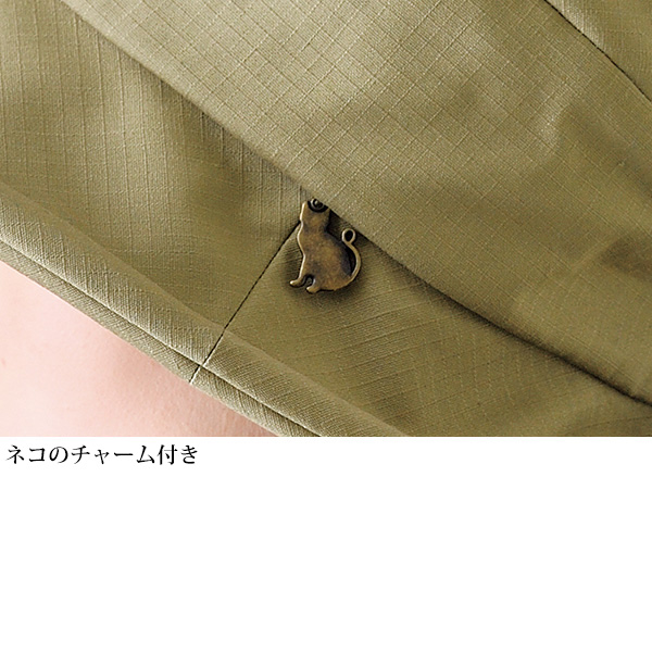 裏冷感チャーム付きハット◎