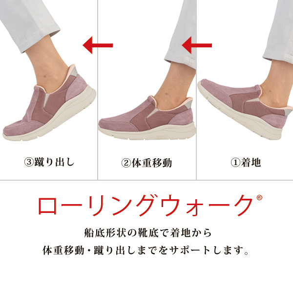 すぽ履きローリングスリッポン