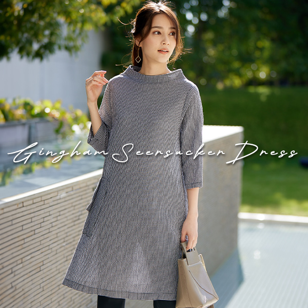 ギンガムサッカーワンピース