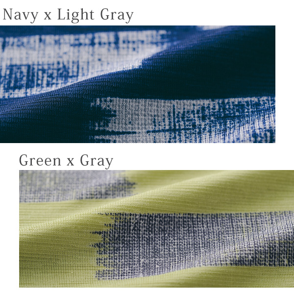 かすれボーダーコクーンチュニック