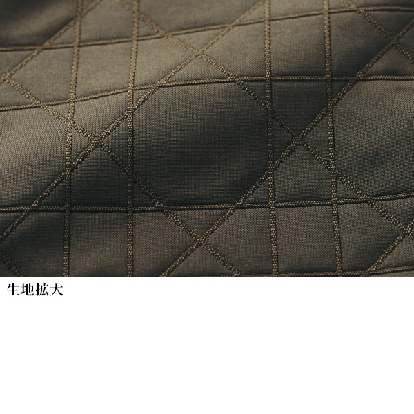 キルト風ジャカードコート