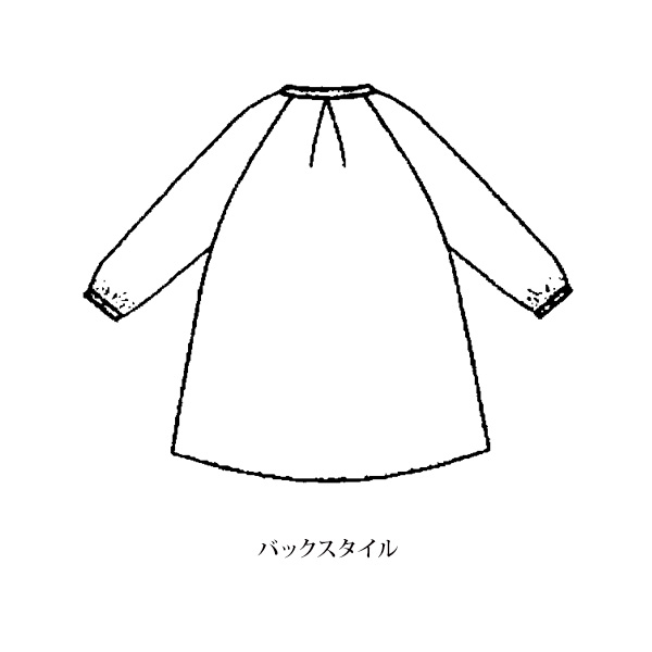 ポイント配色 フラワープリント シャツチュニック