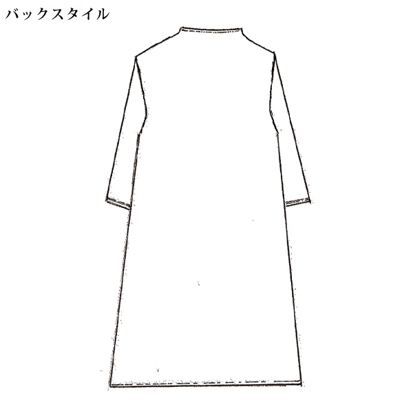 小花プリントカットソーチュニック