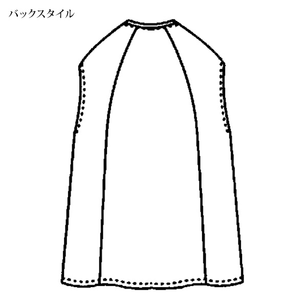 ゆったりロングベスト