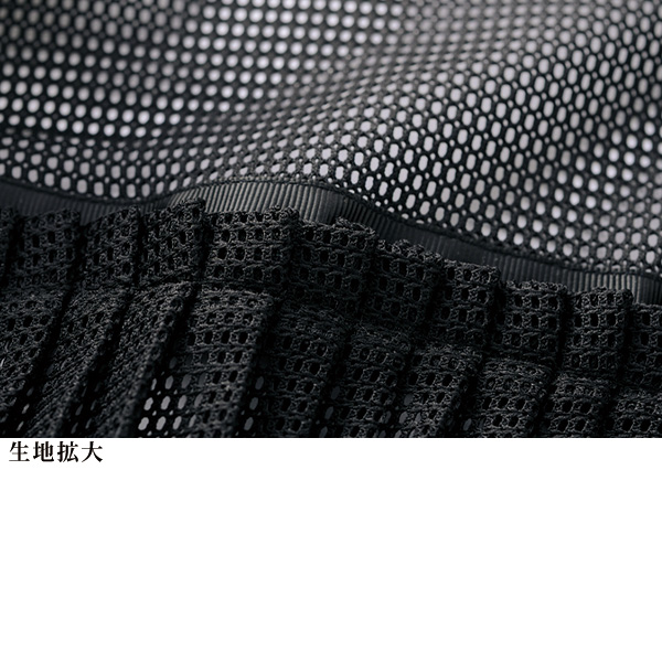 後ろプリーツシアーシャツジャケット