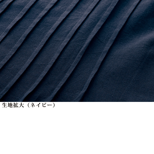 胸元ピンタック コットンワンピース