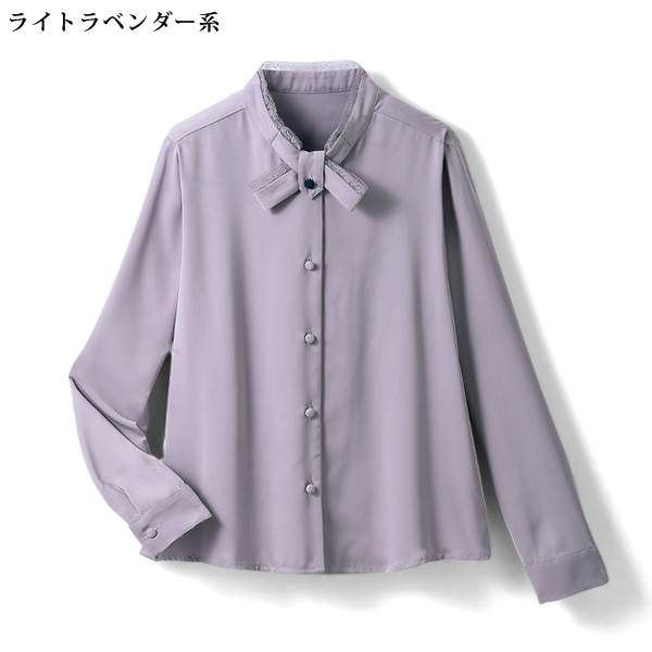 リボンタイデザインブラウス