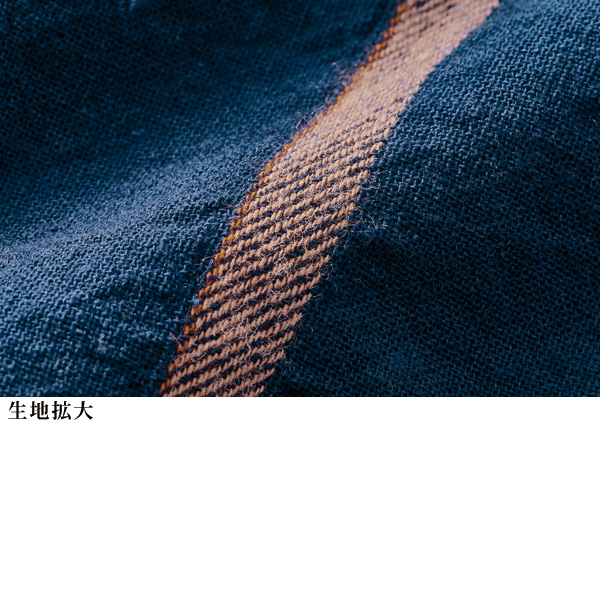 縞織ジャカードシャツチュニック