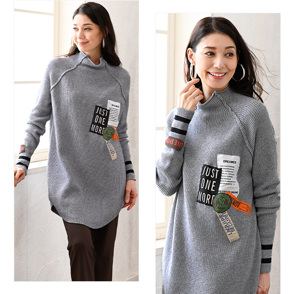 美品【カシミヤ】DESIGNWORKSデザインワークスニットチュニック定価4万程 DESIGNWORKS - 美品【カシミヤ】DESIGNWORKSデザインワークスニット
