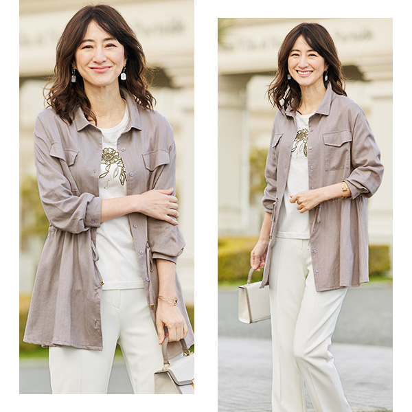 麻入りブラウスジャケット◎☆