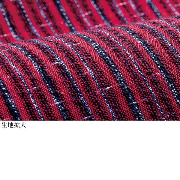 久留米織スタンド衿チュニックワンピース ◎