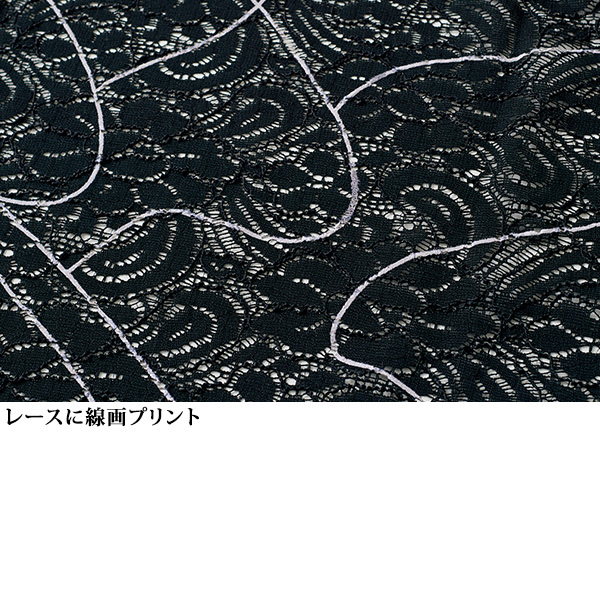 総レースプリントジャケット / 大きいサイズ ML LL 3L◎