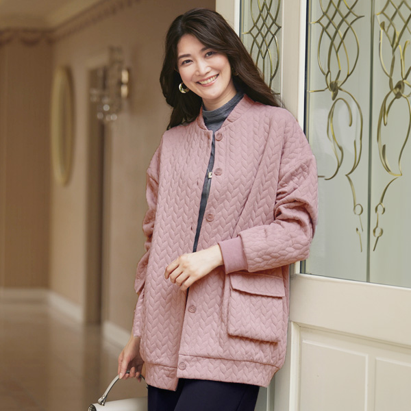 キルトジャカードジャケット