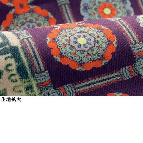 和調プリント裏地付ワンピースコート