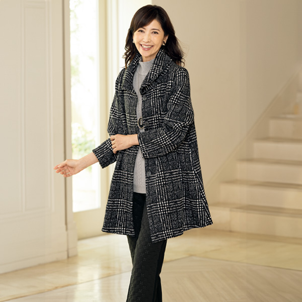 裏起毛ジャケットコート