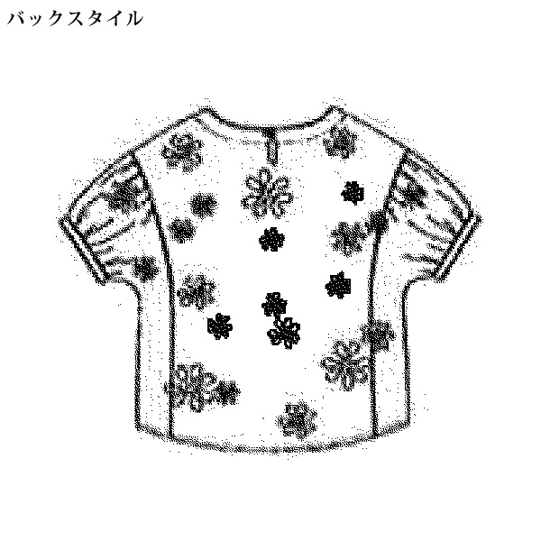 綿100％ 刺しゅうオーバーブラウス