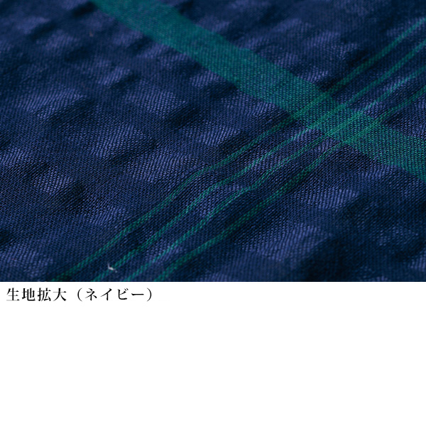 チェック柄サッカーシャツチュニック