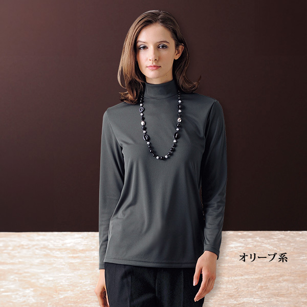 eclaTstyle(R) 椿オイル加工うるおいプルオーバー / 大きいサイズ M L LL 3L◎