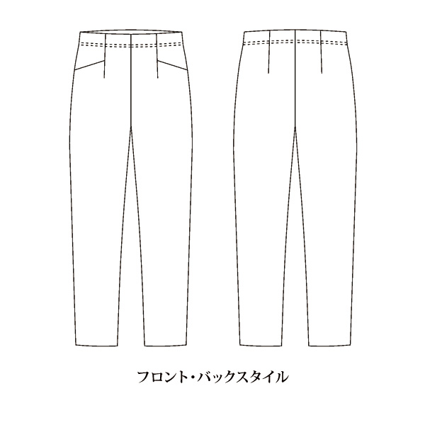 「京プリント」ボタニカル柄パンツ / 大きいサイズ M L LL 3L