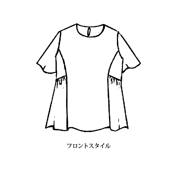 サッカー素材プリントチュニック