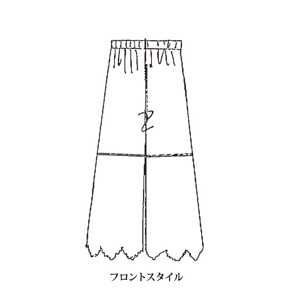 レース切替ペチパンツ