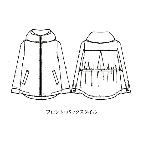 ふくれジャカードカットソーブルゾンジャケット