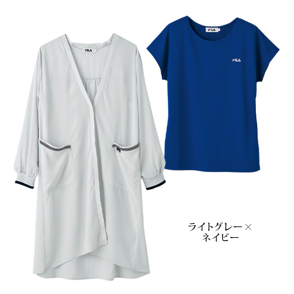 フィラロングカーディガンアンサンブル